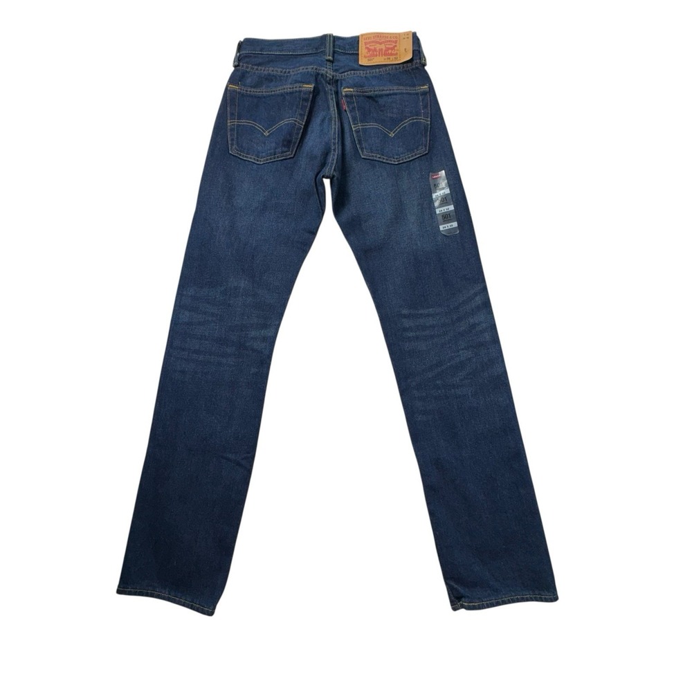 Levis 501 Original Straight Leg Dark Wash Men 26x32 NWOT - Picture 9 of 9